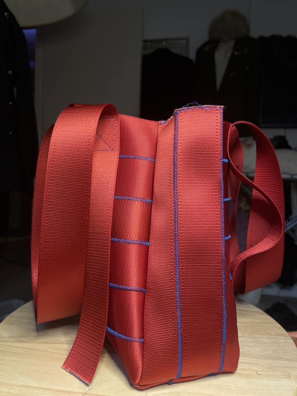 Seat-belt belt bag